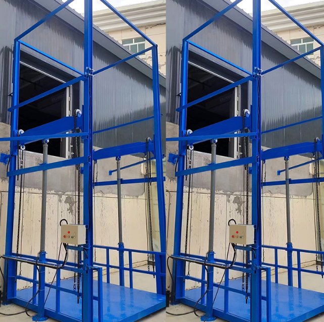 四平导轨式升降货梯